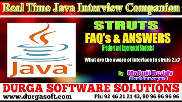 Java Interview Companion||Struts||What are the aware of interface in struts 2.x?