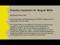 Patrick Eiden-Offe: Hegels Mitte | ZfL Berlin