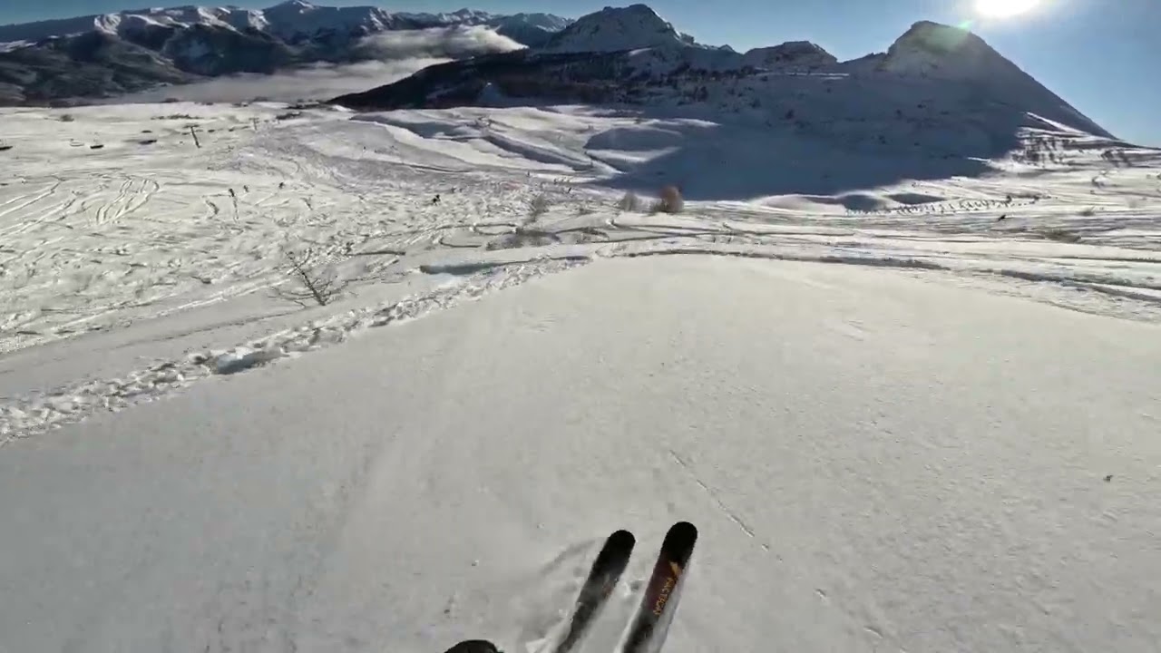 Serre chevalier freeride Secteur Chantemerle