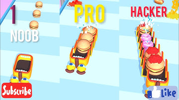 NOOB Vs PRO Vs HACKER - Hunger Stack #Hungerstack#games #mrgames