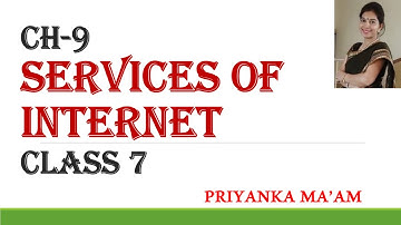 Services of Internet, Part 1, Chapter 9, Computer Science, Class 7 CBSE