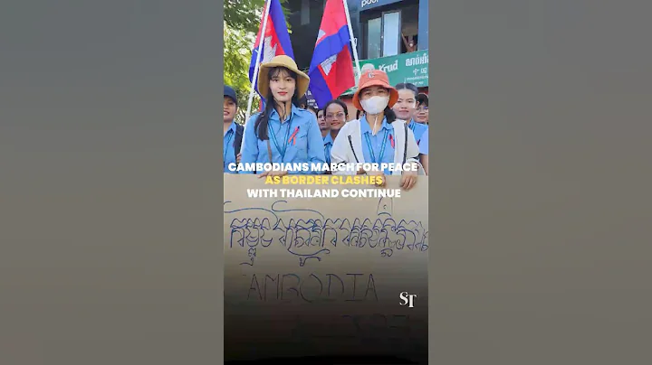Cambodians march for peace as border clashes with Thailand continue