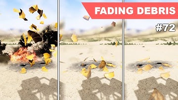 Unreal Third person Shooter #72 - Fading away explosion debris