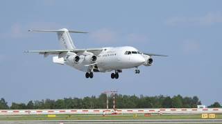 Cityjet British Aerospace Avro RJ85 (EI-RJC) landing at Prague (PRG/LKPR), 21.7. 2017