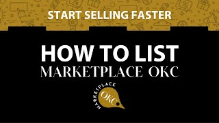 Marketplace OKC  How to List