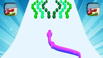 Relaxing & Satisfying Mobile Gaming - The Best Game Colorful Snake Free Video Max Levels 89HUOMN
