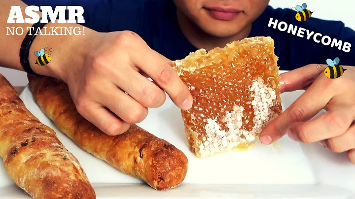ASMR 🍯 HONEYCOMB 🐝 *SMACKING STICKY* NO TALKING MUKBANG INTENSE SATISFYING EATING SOUNDS 먹방
