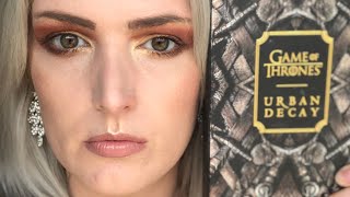 Hooded Eyes Ud Game Of Thrones Palette Kings Landing Tutorial With A Bronze And D Smokey Eye