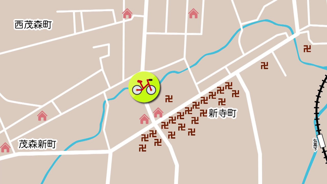 弘前歴史的たてもの探索（寺院街とその周辺）