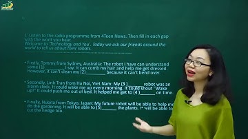 Tiếng Anh lớp 6 – Lesson 4 communication Unit 12 Robots | Cô Hoàng Hồng Nhung