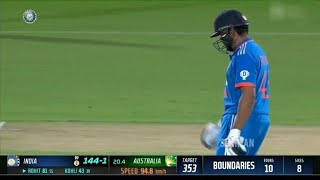 Rohit Sharma 81(57) vs Australia 2023Ball by ball Highlights 720p50