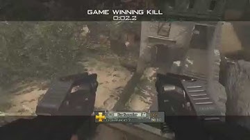 Insane Faceoff outside Erosion map Trickshot!! mw3