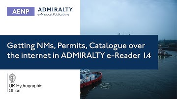 4. Getting NMs, Permits, Catalogue over the internet in ADMIRALTY e-Reader 1.4
