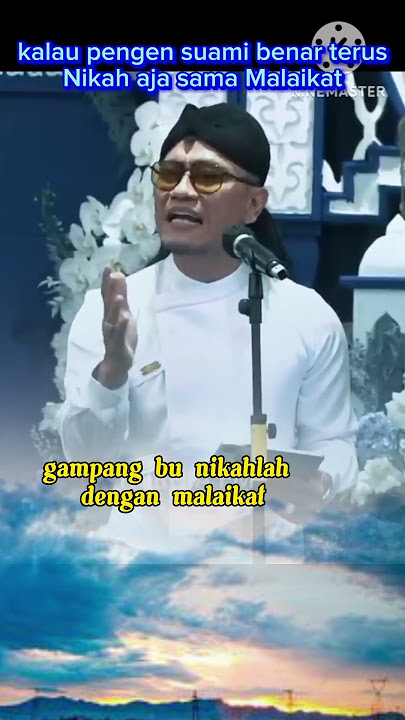 Ceramah Gus Miftah,pengen suami benar trs,nikah aja sama malaikat
