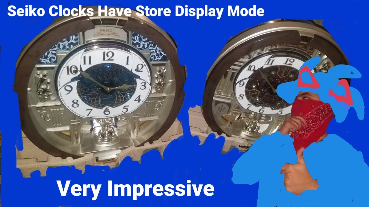 Seiko Melodies In Motion Clock QXM128BRH Factory Video By  @Hydraulic160Offical - YouTube