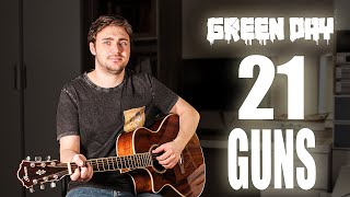 картинка: Как играть Green Day - 21 Guns на гитаре (разбираем все партии!)