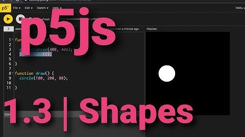 1.3 | p5js - Setup/Draw function | Drawing Shapes (urdu/hindi)