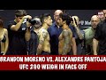 UFC 290: Brandon Moreno vs. Alexandre Pantoja weigh in face off