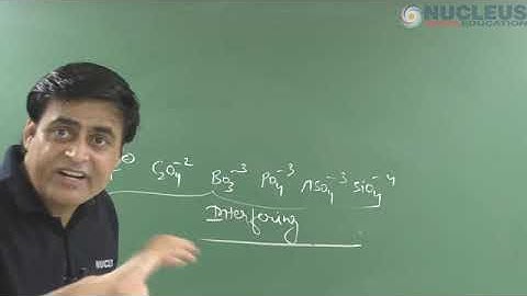 Salt Analysis Lecture 1 by Vishal Joshi VJ Sir360p