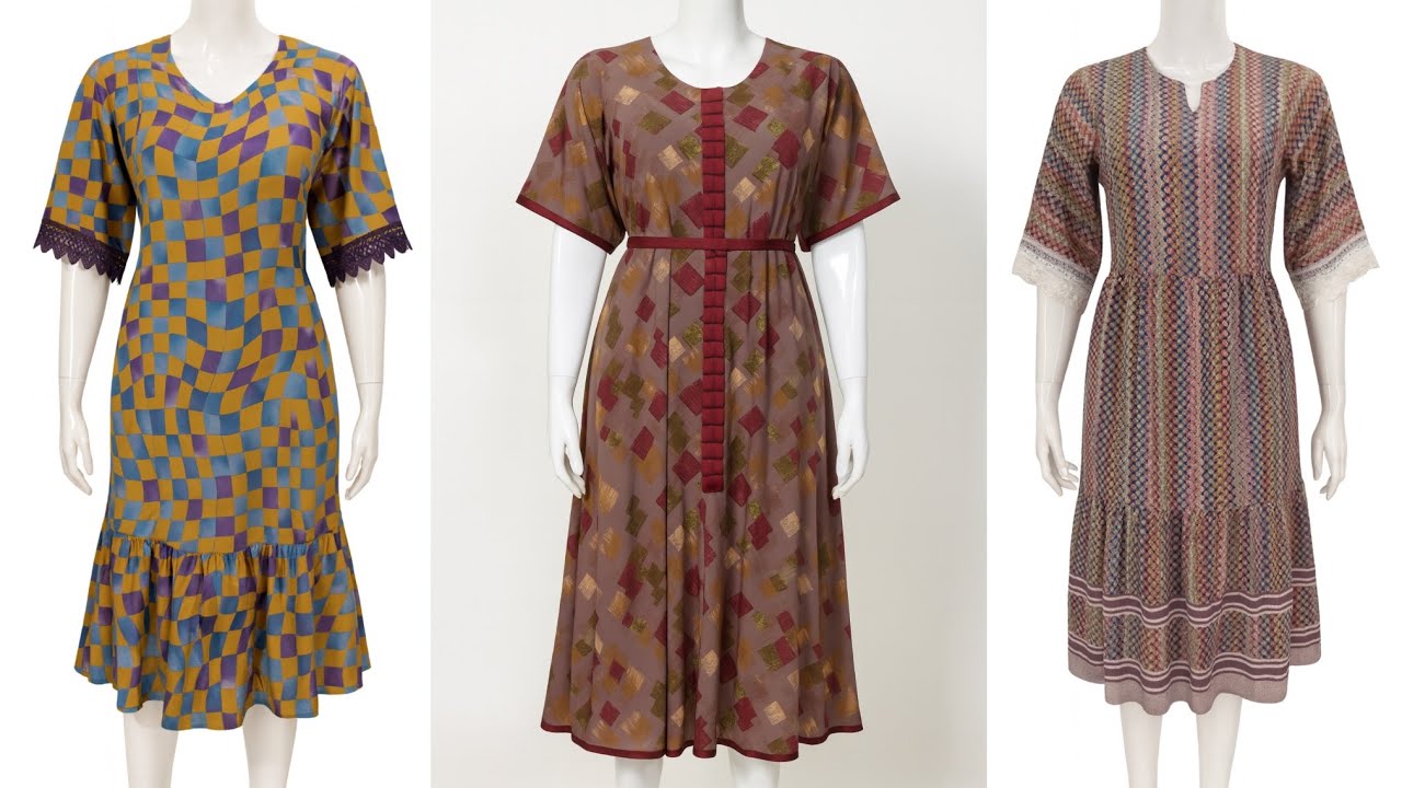 فصال وخياطة 3 موديلات بسيطة وجميلة قياس xxL✂️🪡🧵