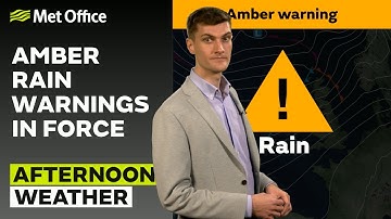 14/12/2025 - Zware regenval op sommige plaatsen - Middagweerbericht VK – Met Office Weer