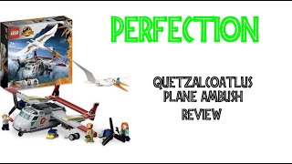 (Perfection) Lego Jurassic World Dominion Set 76947 Quetzalcoatlus Plane Ambush Review