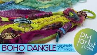 MAKING A BOHO DANGLE for Junk Journals – Materials and Process Highlights