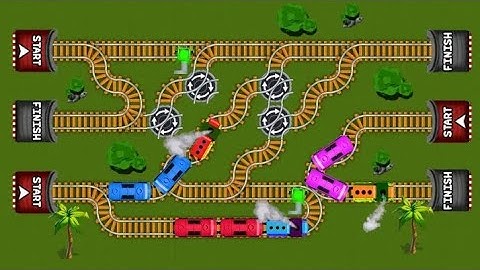 Train Track Maze - Classic Make Puzzle Game - (Level 51 - 58) Gameplay #7