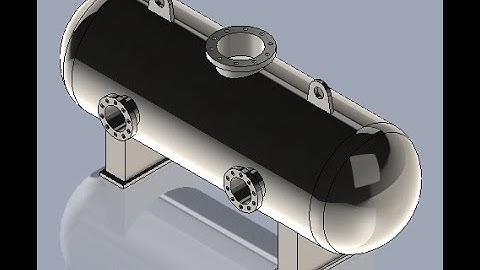 #pressure  #vessel design in #solidworks Tutorial for beginners Exercise