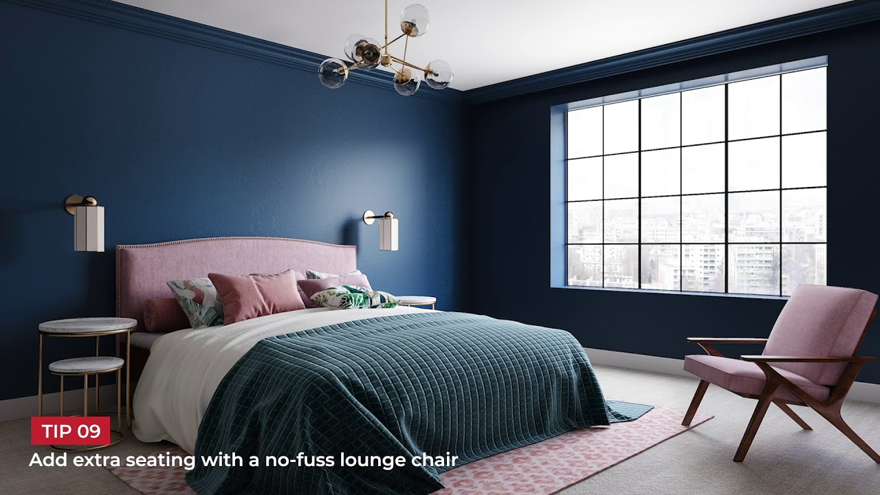 Interior design tips and tricks: How to style a bedroom - YouTube