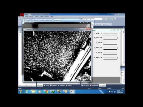 Object tracking with web cam by suing  vcpp and opencv