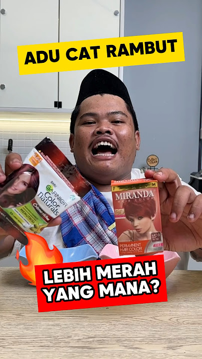 MERAH bener ini rambut jadinye 🚨