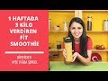 1 Haftada 3 Kilo Verdiren Fit Smoothie Tarifi 🥑❤️Diyetisyen Ayşe Tuğba Şengel