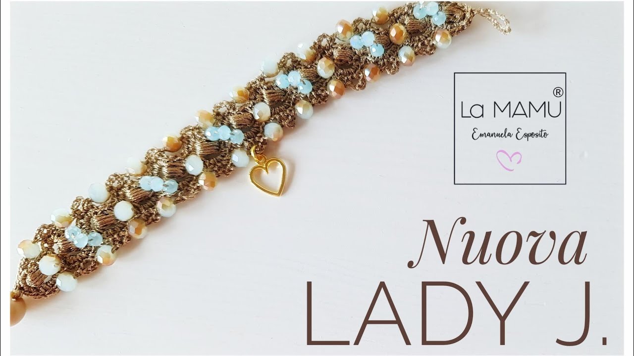 NUOVA LADY J bracciale ad uncinetto