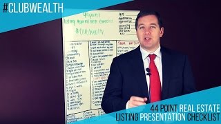 44 Point Real Estate Listing Presentation Checklist