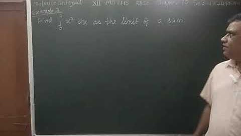 Definite integral / Class 12 / RBSE CHAPTER 10 / example 3