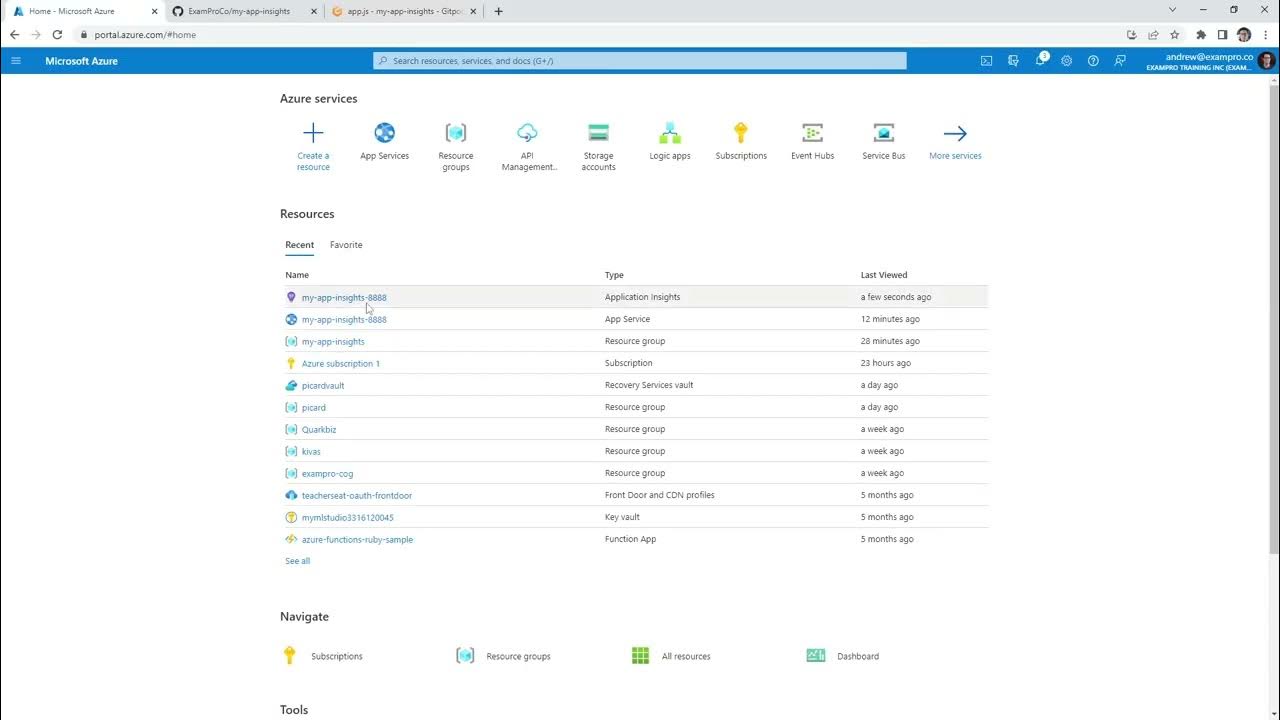 AZ 204 — Application Insights Sampling YouTube
