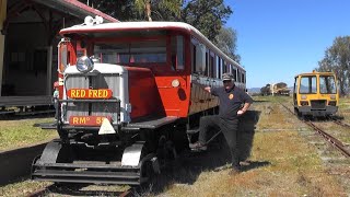 Dave & ''RED FRED'' Rosewood Railway.  28th Aug.2016