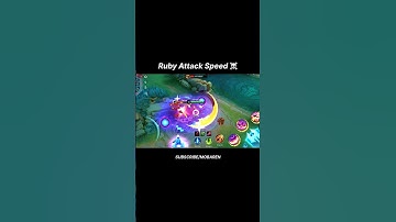 Ruby Attack Speed ☠️ #shorts #mobalegends #mobilelegends #mlbb #mlbbcreatorcamp #ml #mlbbshorts