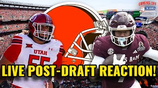 BROWNS UPGRADE THEIR OFFENSE IN ROUND 1 OF 2026 NFL DRAFT - LIVE REACTION
