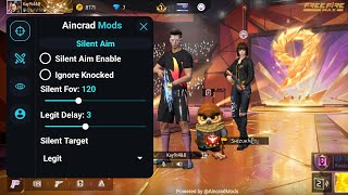 Aincrad Mods V37 FULLSAFEAIMKILLMOD MENU OB51 FREE FIRE MOD MENU UNLIMITE... 100% CS rank working screenshot 2