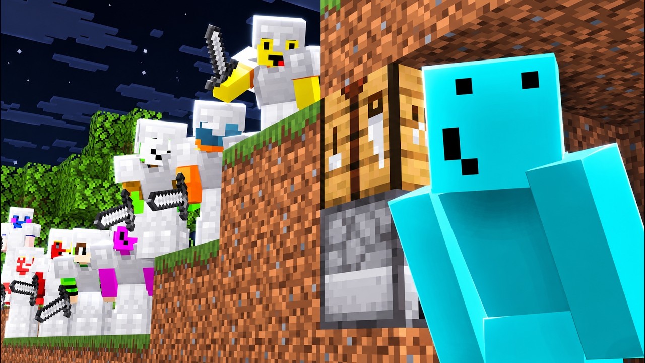 Civilização dos Caçadores no Minecraft!