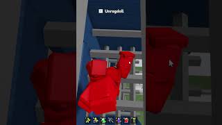 RAGDOLL AMONG US Red Funny 🤣🤣 #shorts #roblox