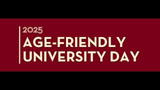 Age-Friendly University Day 2025