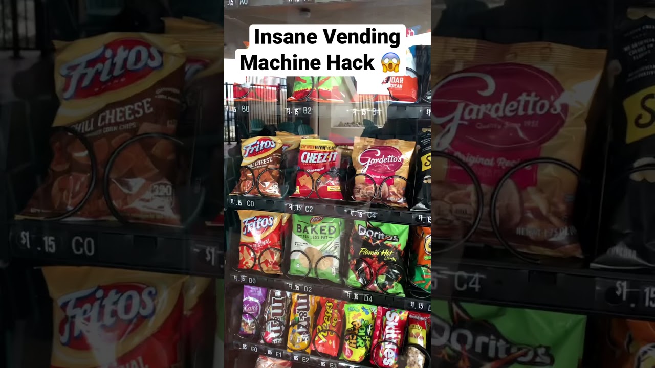 Insane Vending Machine Hack 😱 #shorts