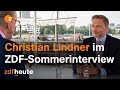 Lindner fordert "großzügige" Evakuierungen aus Afghanistan | ZDF-Sommerinterview