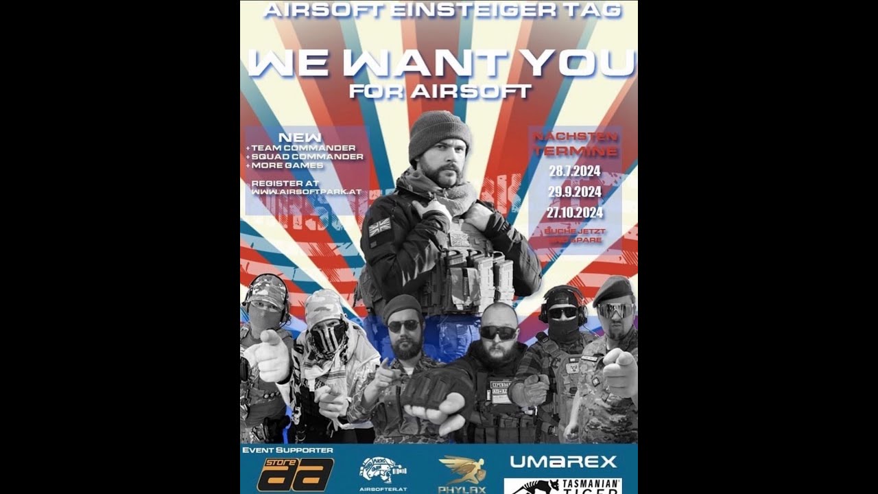 Einsteigertag 29.09.2024 im Airsoftpark Wien