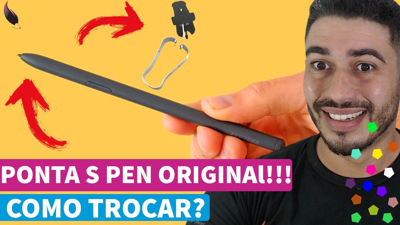 ONDE COMPRAR AS PONTAS DA S PEN DO TAB S6 LITE (ORIGINAL)? MAS PASSO A