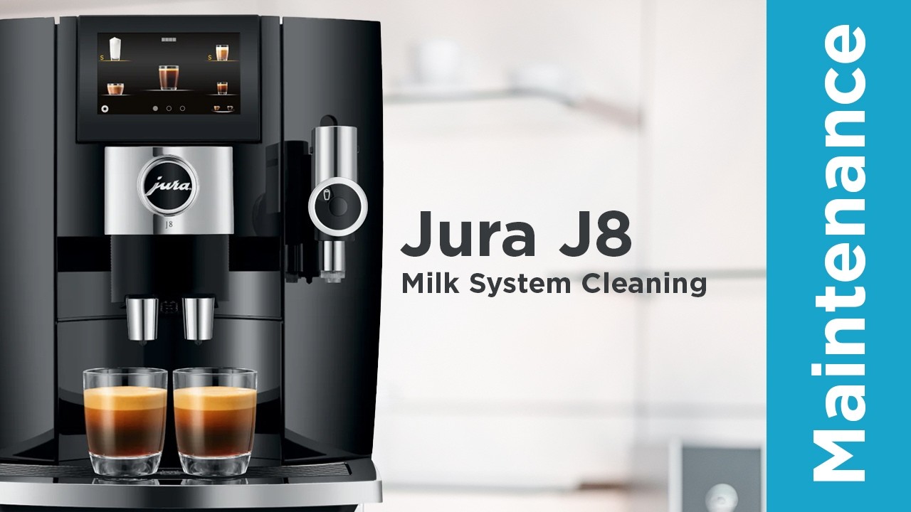 JURA J8 | Milk System Cleaning - YouTube