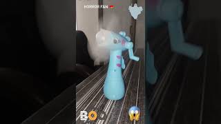look at this horror fan it's moving by itself 😯👻#ghost #horror #trending #viral #fyp